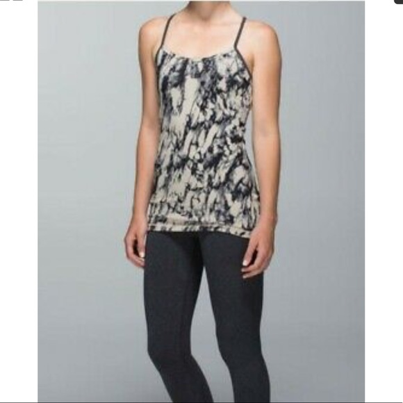 lululemon athletica Tops - Lululemon Power Y Granite Mojave Tank Size 10